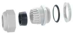 TRYTYT Dławica kablowa z gwintem PG-16 jasnoszary (1szt.)