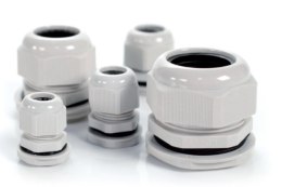 TRYTYT Dławica kablowa z gwintem PG-29 jasnoszary (1szt.)