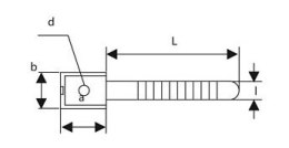 TRYTYT UCHWYT PASKOWY DO MOCOWANIA PRZEWODÓW UP-22UV CZARNY (100szt.)