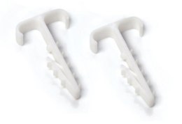 TRYTYT UCHWYT WBIJANY DO MOCOWANIA PRZEWODÓW PŁASKICH, PODWÓJNY UWT-2 (100szt.)