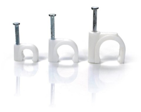 TRYTYT UCHWYT Z GWOŹDZIEM DO PRZEWODÓW OKRĄGŁYCH FLOP-O9 (100szt.)