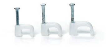 TRYTYT UCHWYT Z GWOŹDZIEM DO PRZEWODÓW PŁASKICH FLOP-P10/6 (100szt.)