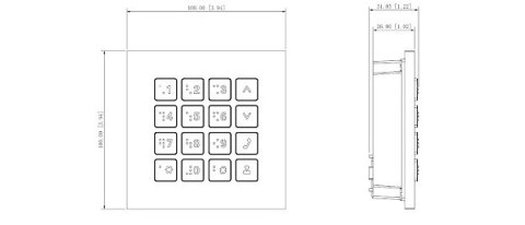 DAHUA Moduł zamka szyfrowego DAHUA VTO4202F-MK