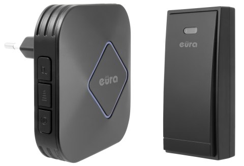EURA DZWONEK BEZPRZEWODOWY ''EURA'' WDP-83H2 ''JAZZ'' bezbateryjny CZARNY