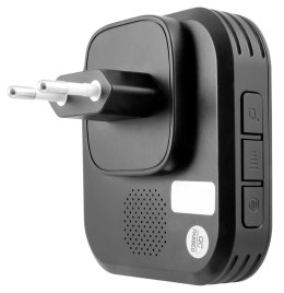 EURA DZWONEK BEZPRZEWODOWY ''EURA'' WDP-84H2 ''BLUES'' bezbateryjny CZARNY