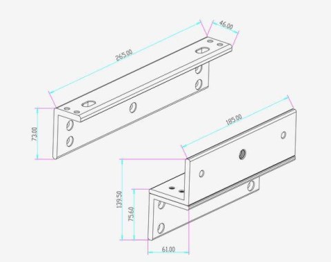 SCOT UCHWYT MONTAŻOWY SCOT BK-1200ZL2 (DO ZWORY EL-1200)
