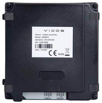 VIDOS Moduł wywołania (6 przycisków) VIDOS ONE A2000-N