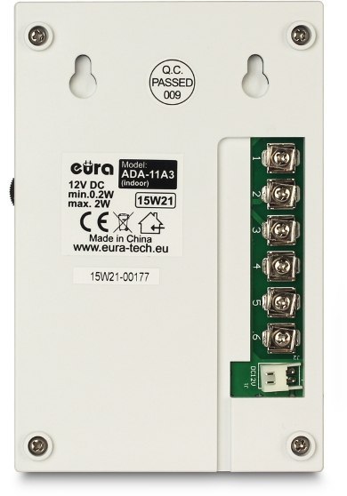 EURA Zestaw domofonowy EURA ADP-11A3 / DIN15W12 + elektrozaczep