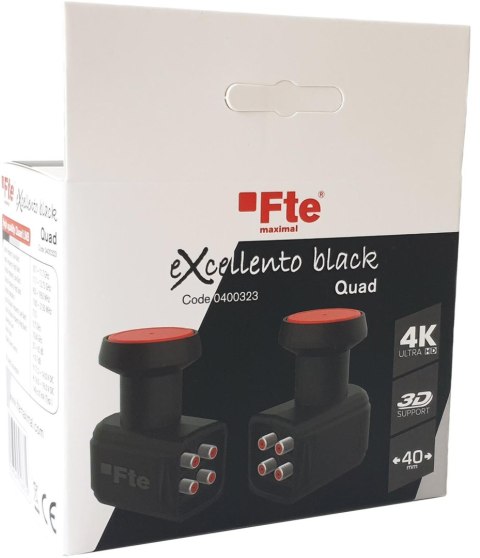 FTE Konwerter Quad FTE eXcellento Black LTEv 0,1 dB