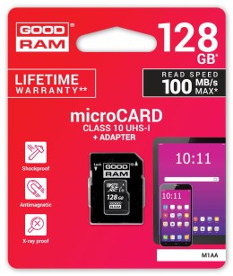 GOODRAM Karta pamięci microSD GOODRAM UHS-I 128GB