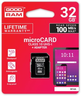 GOODRAM Karta pamięci microSD GOODRAM UHS-I 32GB