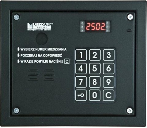 LASKOMEX Laskomex CP-2503P czarny Panel audio z możliwością dołożenia kamery