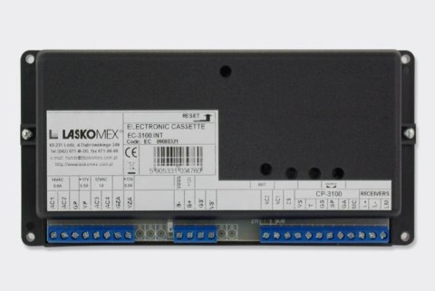 LASKOMEX Laskomex Kaseta elektroniki EC-3100R-2 INT - do systemu obsługującego 8 wejść głównych