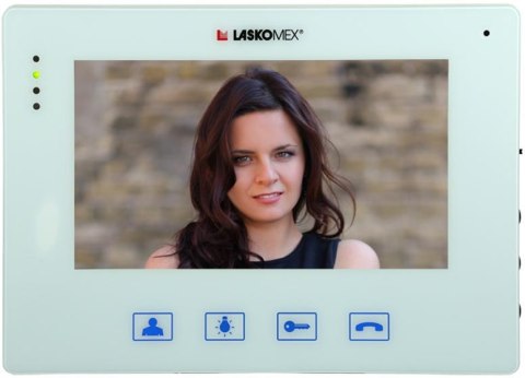 LASKOMEX Laskomex Monitor MVC-8151 BIAŁY KOLOR 7 cali
