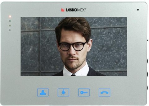 LASKOMEX Laskomex Monitor MVC-8151 SREBRNY KOLOR 7"