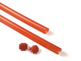 NICE XBA13 - Listwa gumowa czerwona, ochronna, 9x1m - zestaw z zaslepkami - zabezpieczajaca do ramion XBA14, XBA15, XBA19