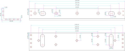 SCOT UCHWYT MONTAŻOWY SCOT BK-600L2 (DO ZWORY EL-600SL,TSL)