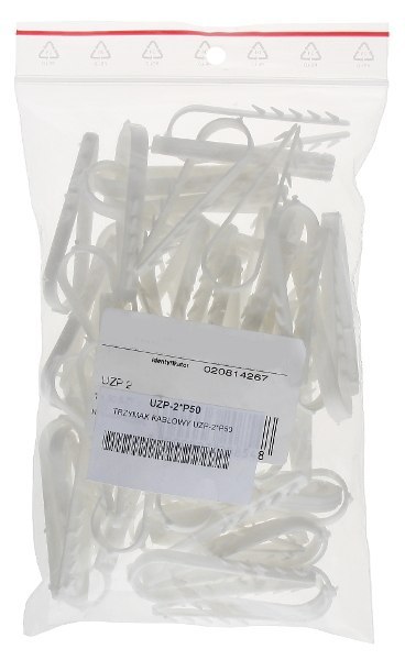 INNY-D MUROWY TRZYMAK KABLA OKRĄGŁEGO FI 6 DO 10mm 50szt.