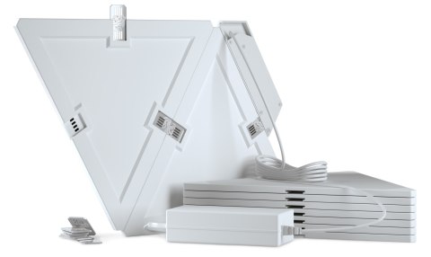 INNY INTELIGENTNE PANELE LED Aurora Nanoleaf Light Panels Smarter Kit WI-FI (Zestaw 9 paneli)