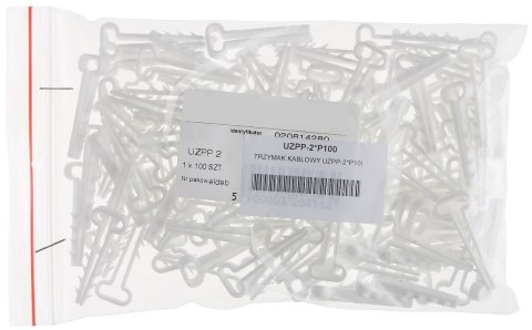 INNY MUROWY TRZYMAK KABLA PŁASKIEGO 4,5 x 11mm 100szt.