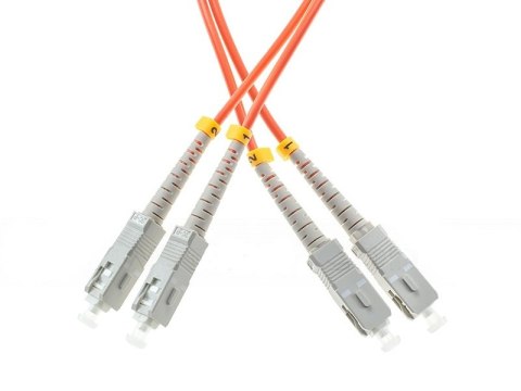 OPTIC PATCHCORD ŚWIATŁOWODOWY MM SC/UPC-SC/UPC DUPLEX OM2 5m