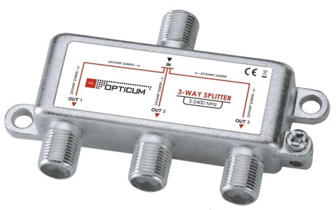 OPTICUM Rozgałęźnik 1-3 DVB-T SAT 3x1
