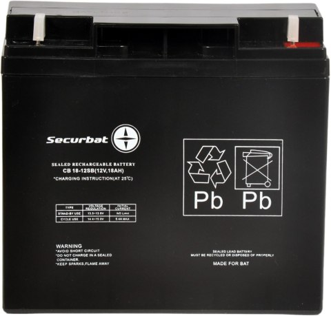 POWERBAT Akumulator AGM SECURBAT 12V 18Ah