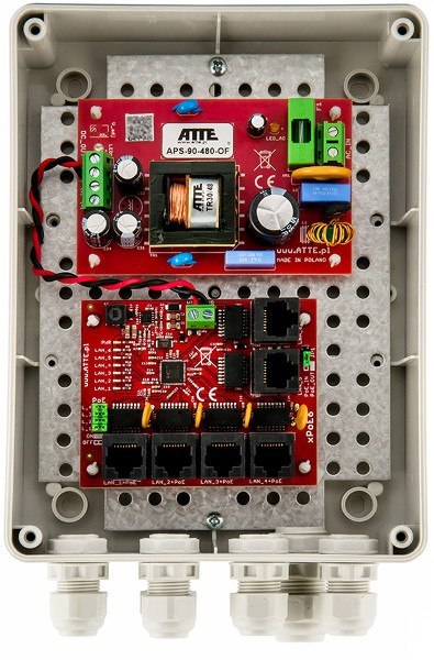 ATTE SWITCH 5-PORTOWY POE ATTE IP-5-11-M2