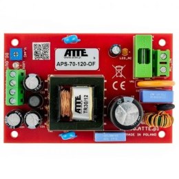 ATTE Zasilacz sieciowy SMPS 12V 6A 72W ATTE APS-70-120-OF