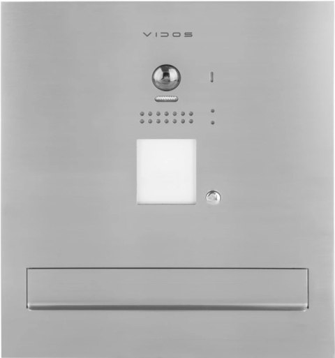 VIDOS Skrzynka na listy Vidos DUO S1201A-SKM z wbudowanym wideodomofonem