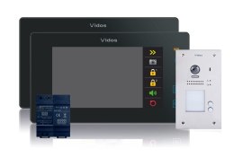 VIDOS Wideodomofon 2-rodzinny VIDOS DUO 2 x M1021B-2 / S1202A