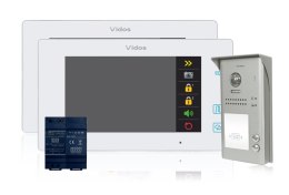 VIDOS Wideodomofon 2-rodzinny VIDOS DUO 2 x M1021W-2 / S1102A