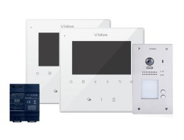 VIDOS Wideodomofon 2-rodzinny VIDOS DUO 2 x M1022W / S1202A