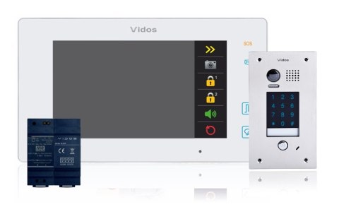 VIDOS Wideodomofon VIDOS DUO M1021W-2 / S1401D