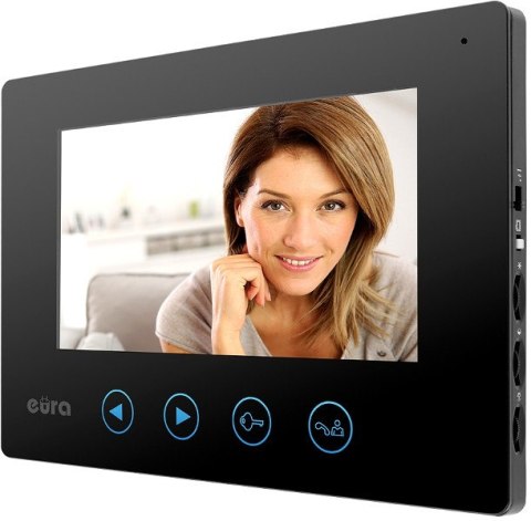 EURA MONITOR "EURA" VDA-06A3 CZARNY kolor 7'' pamięć wewnętrzna