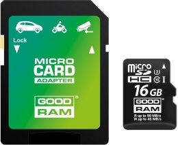 GOODRAM Karta pamięci microSD GOODRAM C10 UHS-I 16GB