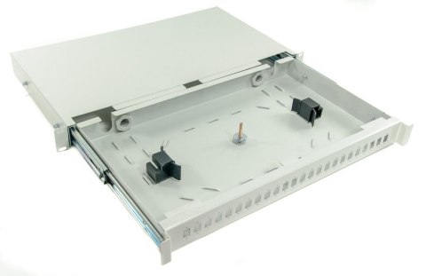 MANTAR PRZEŁĄCZNICA ŚWIATŁOWODOWA 1U 19 Cali 24x SC SIMPLEX SZARA WYSUWANA