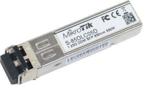 MIKROTIK MODUŁ SFP MIKROTIK S-85DLC05D 1.25G MM 550m 850nm