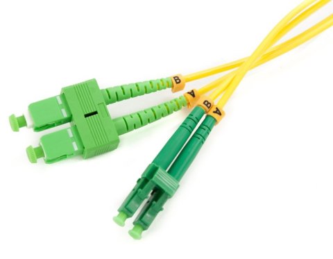 OEM PATCHCORD ŚWIATŁOWODOWY SM 3M DUPLEX 9/125, SC/APC-LC/APC