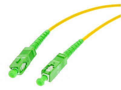 OPTON PATCHCORD ŚWIATŁOWODOWY SM 1M SIMPLEX 9/125, SC/APC-SC/APC 3MM