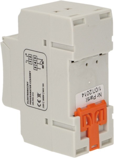 ORNO Programator czasowy na szynę DIN ORNO OR-PRE-414