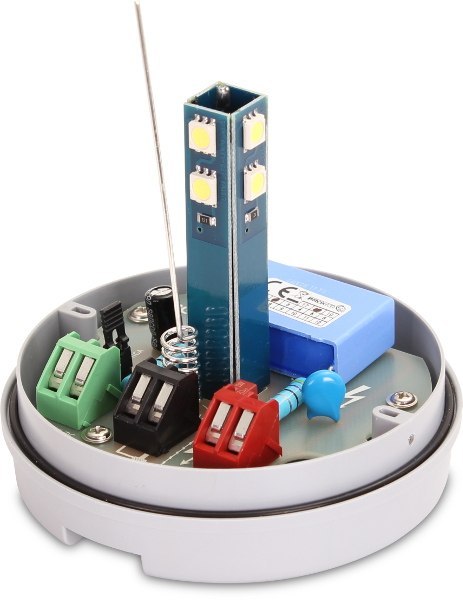 PROXIMA Lampa LED Proxima KOGUT z wbudowaną anteną 433.92 MHz (12-24V AC/DC lub 230V AC) żółta