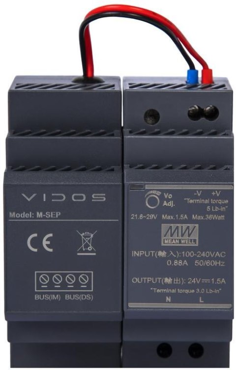 VIDOS Wideodomofon VIDOS DUO M1021W-2 / S1101A