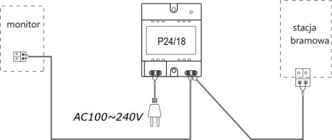 VIDOS Zasilacz VIDOS DUO P24/18