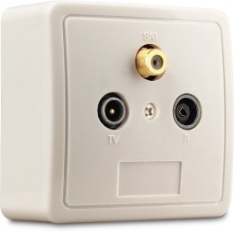 AXING GNIAZDO SSD2-00 RTV/SAT KONCOWE