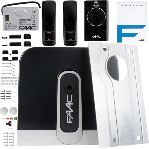 FAAC Zestaw Cyclo C720 - FAAC 24V do 400kg bram przesuwnych