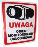 OEM NAKLEJKA OBIEKT MONITOROWANY 20x20 6039