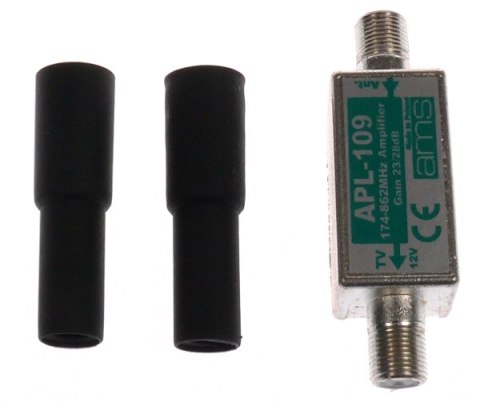 AMS S.C. Wzmacniacz ant. APL-109e 27/29dB ekranowany