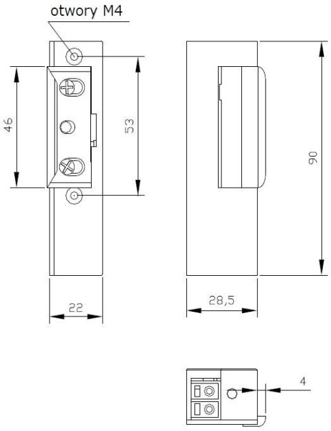 ELEKTRA-PLUS ZACZEP ELEKTRA R3 BEZ BLOKADY LEWY