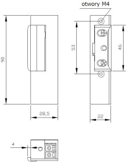 ELEKTRA-PLUS ZACZEP ELEKTRA R3 Z PAM. Z BLOK. PRAWY